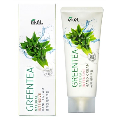 "Ekel" Hand Cream Intensive Green Tea Интенсивный крем для рук с экстрактом зеленого чая 100 мл.
