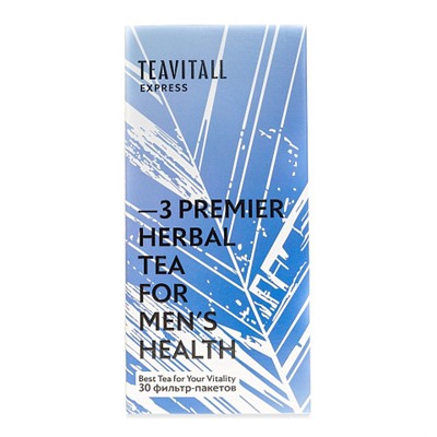 Гринвей Чайный напиток для мужского здоровья TeaVitall Express Premier 3, 30 фильтр-пакетов