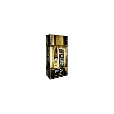 Набор подарочный AXE GOLD 2 предмета (дезодорант-спрей (150 мл) +Пена д/бритья и душа (200 мл)) в коробке