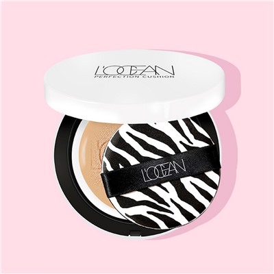 L’ocean Тональный кушон для лица / Perfection Cushion Pact SPF50 PA+++ #13, Vanila, 25 г