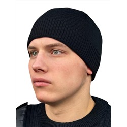 Мужская шапка  (черная), №105