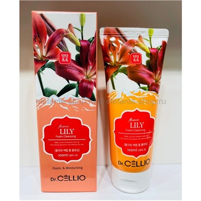 Пенка для умывания Dr. CELLIO Flower Lily Foam Cleansing 100ml (125)