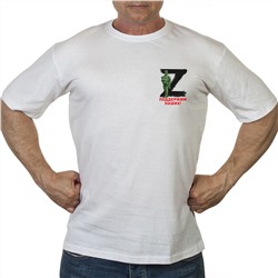 Мужская футболка Спецоперация Z – давайте помнить: мы единый народ и Россия у нас одна (тр 12)