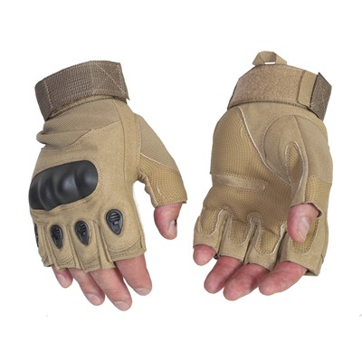 Тактические беспалые перчатки, - Классическая модель военных защитных перчаток. Выбор профессионалов, побывавших в горячих точках (C) №11