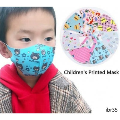 CP Детская маска многоразовая с рисунком спандекс 01.24