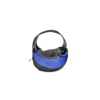 Сумка - переноска для животных через плечо "ЛЮБИМЫЙ БРО, цвет синий, 45*13см (Лейбл)