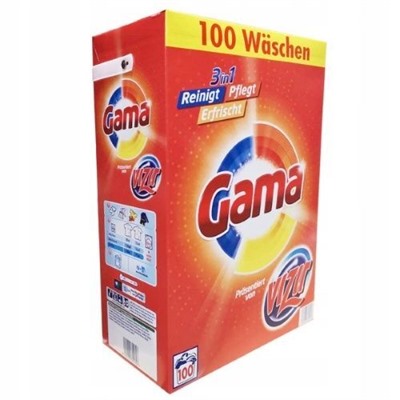 Порошок стиральный GAMA Universal 3в1 универсальный 6,5 кг, (100 стирок) гипоаллергенный (Испания) 50000899