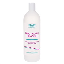 Domix Green Professional Средство для снятия всех видов лака с ацетоном / Nail Polish Remover with Acetone, 1000 мл