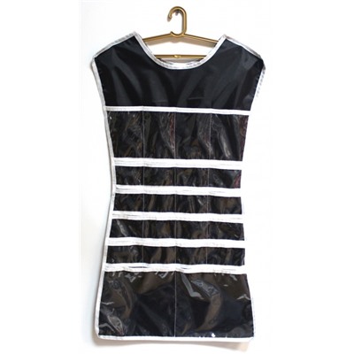 Платье-органайзер для бижутерии и украшений Little Black Dress New Черно-белое