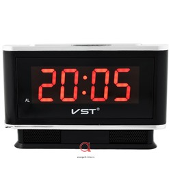 VST721-1 часы 220В красн.цифры-30+USB кабель (без адаптера)