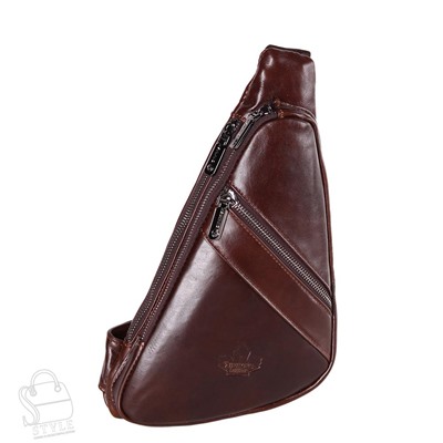 Рюкзак мужской кожаный 1212-1Z brown Zinimxs