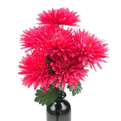 Букет цветов Хризантемы розовые 7 бутонов ,60см