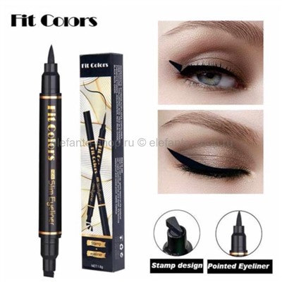 Двухсторонняя подводка для глаз FIT COLORS Slim Eyeliner 2in1 (106)