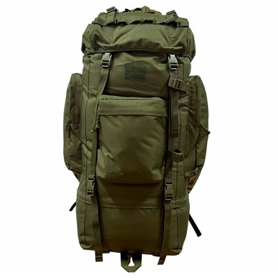 Большой тактический рюкзак (хаки-олива, 100 л), - для максимального количество необходимого снаряжения и припасов. №20