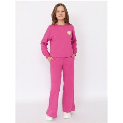 CSJG 90242-27-394 Комплект для девочки (джемпер, брюки),розовый