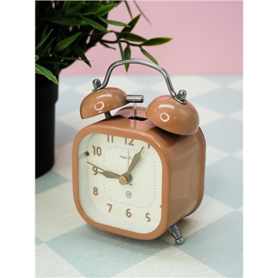 Часы-будильник «Classic square», beige (6,3х9,5 см)