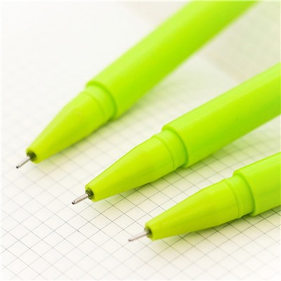 Ручка "Травинка" гелевая с силиконовым стержнем в трех цветах