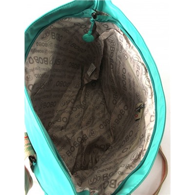 Сумка женская текстиль BoBo-1639,   1отдел,  плечевой ремень,  светло-зеленый 261575