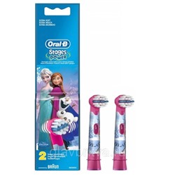 Насадка для электрической зубной щетки Oral-B BRAUN Kids Stages (Принцессы /Снежная принцесса) д/девочек, 2шт.