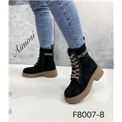 Женские ботинки ЗИМА F8007-8 черные