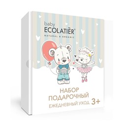 Д набор ECL ECOLATIER® Pure BABY 3+ (Шампунь 2в1 150мл+Молочко для тела 150мл).8 /890006/
