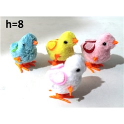 Заводная игрушка Цыпленок цветной в ассортименте в пак. 48889