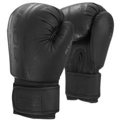 Перчатки боксёрские BoyBo Stain, флекс, цвет чёрный, 10 унций
