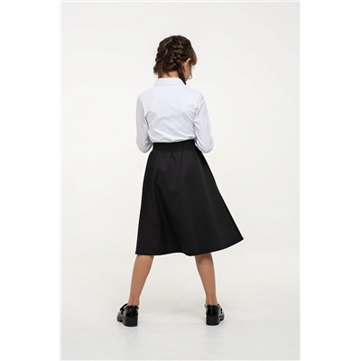 Черная школьная юбка, модель 0348