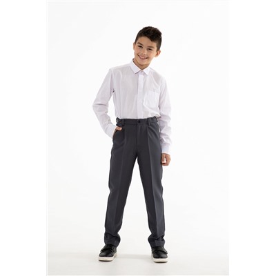 Серые школьные брюки для мальчика, модель 0913/4