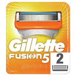 Кассета для станков для бритья Жиллетт Fusion-5, 2 шт.