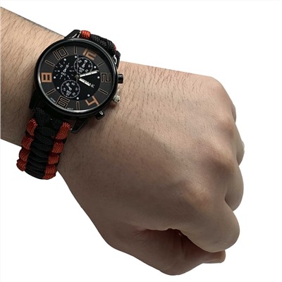 Тактические часы с браслетом выживания, - уникальное предложение для всех любителей активного времяпровождения