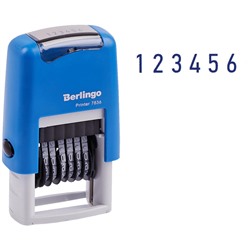 Нумератор мини автомат Berlingo "Printer 7836", 6