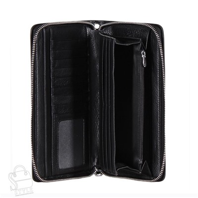 Клатч мужской кожаный 3083H black Heanbag