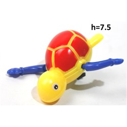 Игрушка в пак. д/малышей -черепаха завод.. водоплавающий (3 цвета).9908 Р9908/ZH(W)