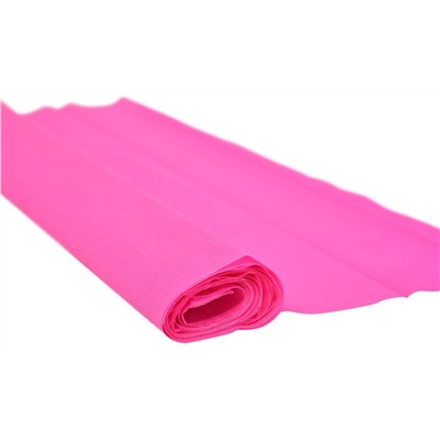 Бумага розовая , крепированная 50х250 см, 32 г/м2,  Каляка-Маляка