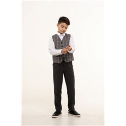 Серые школьные брюки для мальчика, модель 0913