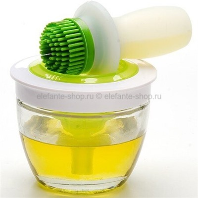 Силиконовая кисть с дозатором Silicone Basting Brush Set (dip + go) KP-048