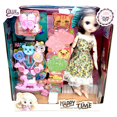 Кукла с аксессуарами Happy time в ассортименте 2027-11, 2027-11
