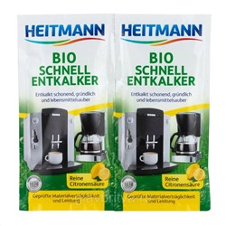Средство HEITMANN Экспресс-биоочиститель накипи 2 Х 25 г (2 применения)