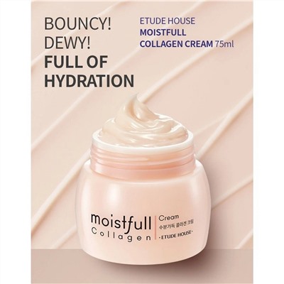 Etude Увлажняющий крем для глубоких слоёв кожи лица с коллагеном / Moistfull Collagen Deep Cream, 75 мл