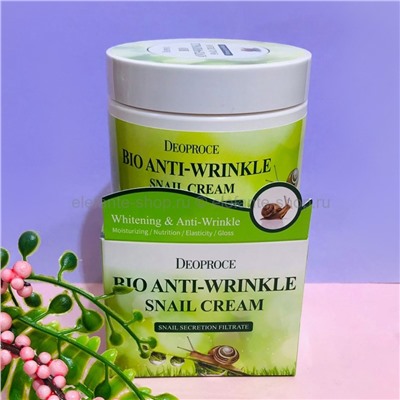 Биокрем против морщин с экстрактом улитки Deoproce Bio Anti-Wrinkle Snail Cream 100g (78)