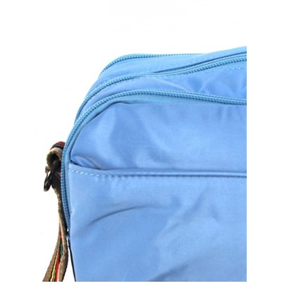 Сумка женская текстиль BoBo-9923-10,  3отд,  плечевой ремень,  голубой 261632