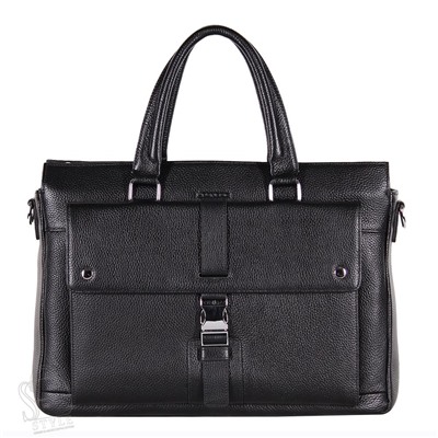 Портфель мужской кожаный 202355CH black Heanbag