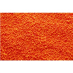 Посыпка кондитерская шарики оранжевые 1-2 мм 100 г