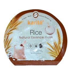 Karite`, Тканевая маска для лица с экстрактом риса Rice, 30мл