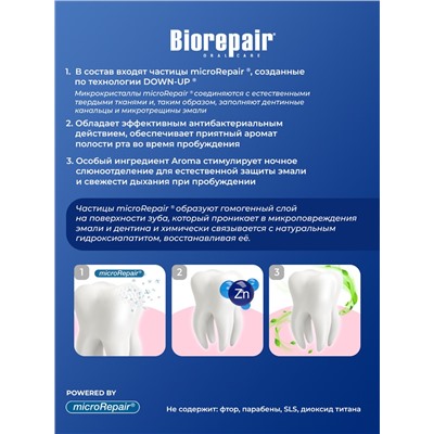 Biorepair Intensive Night Repair / Зубная паста - Ночное восстановление 75 мл