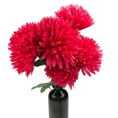 Букет цветов Хризантемы лилово розовые 7 бутонов ,75см