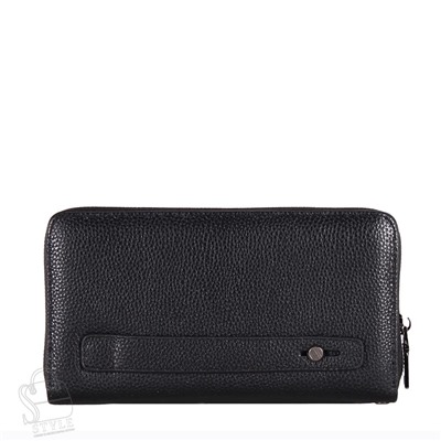 Клатч мужской кожаный 5513H black Heanbag