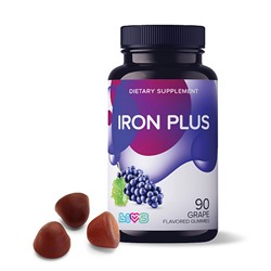 Комплекс мультивитаминов "Iron Plus" со вкусом винограда