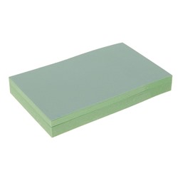 Блок с липким краем 51 мм x 76 мм, 100 листов, пастель, зелёный